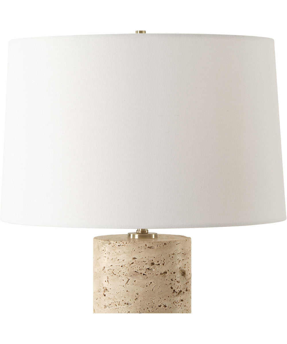 Aubrey Travertine Table Lamp