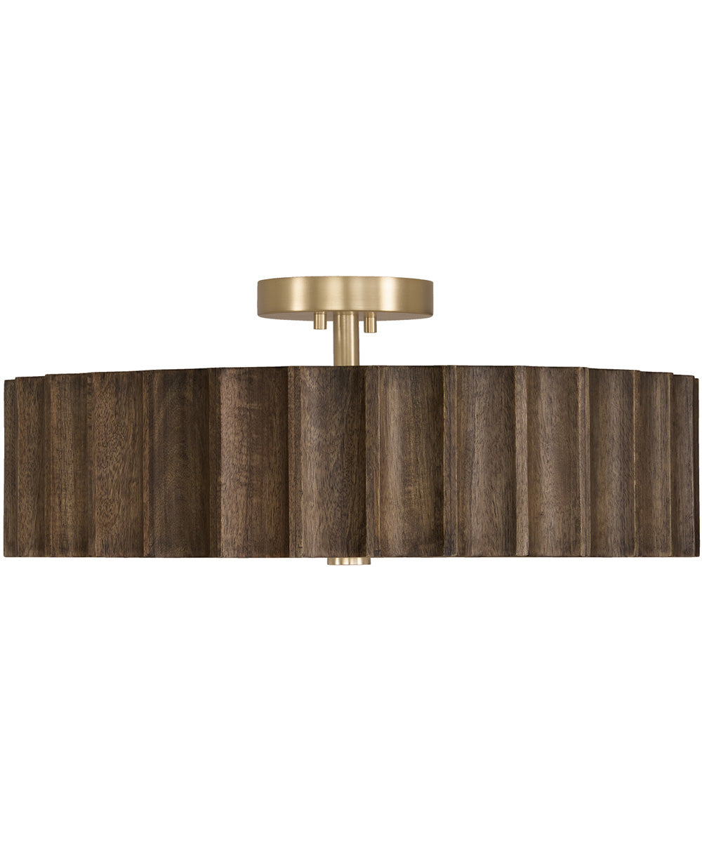 Cody 4-Light Semi-Flush Matte Brass