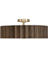 Cody 4-Light Semi-Flush Matte Brass