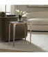 Accent Table with Marine Marble Top Brass Antique