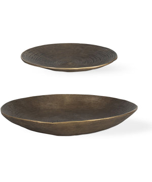 Stratum Round Brass Bowls Set of 2