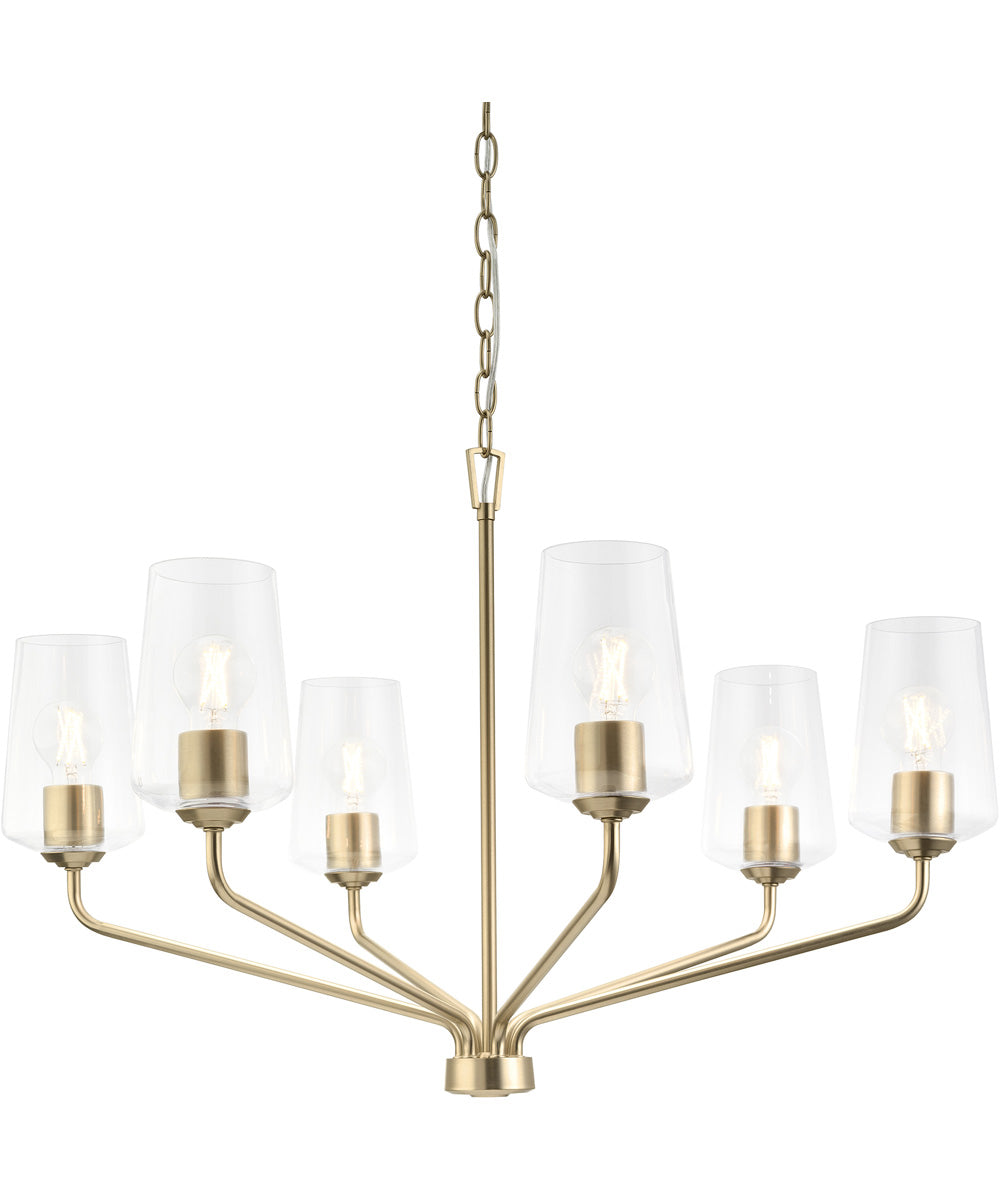 Celino 6-Light Chandelier Champagne Bronze