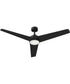 Velto 60-in. 3-Blade LED Modern Ceiling Fan Matte Black