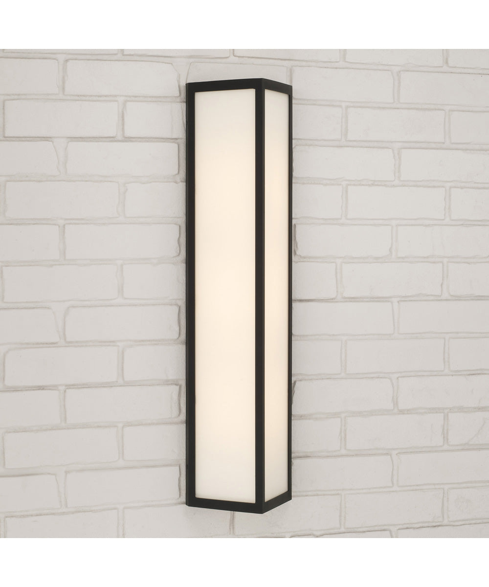 Irvin 3-Light Outdoor Wall-Lantern Black