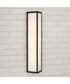 Irvin 3-Light Outdoor Wall-Lantern Black