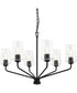 Celino 6-Light Chandelier Black