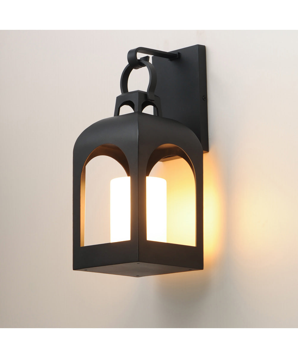 Marrakech 1-Light Wall Sconce Small Black