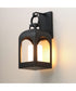 Marrakech 1-Light Wall Sconce Small Black