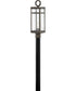 Porter 1-Light Medium Outdoor Post Top or Pier Mount Lantern in Oil Rubbed Bronze