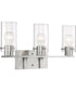 21"W Sommerset 3-Light Vanity & Wall Brushed Nickel