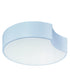 Cells 16"W 1-Light LED Flush Mount Light Fixture Matte White Finish by ET2