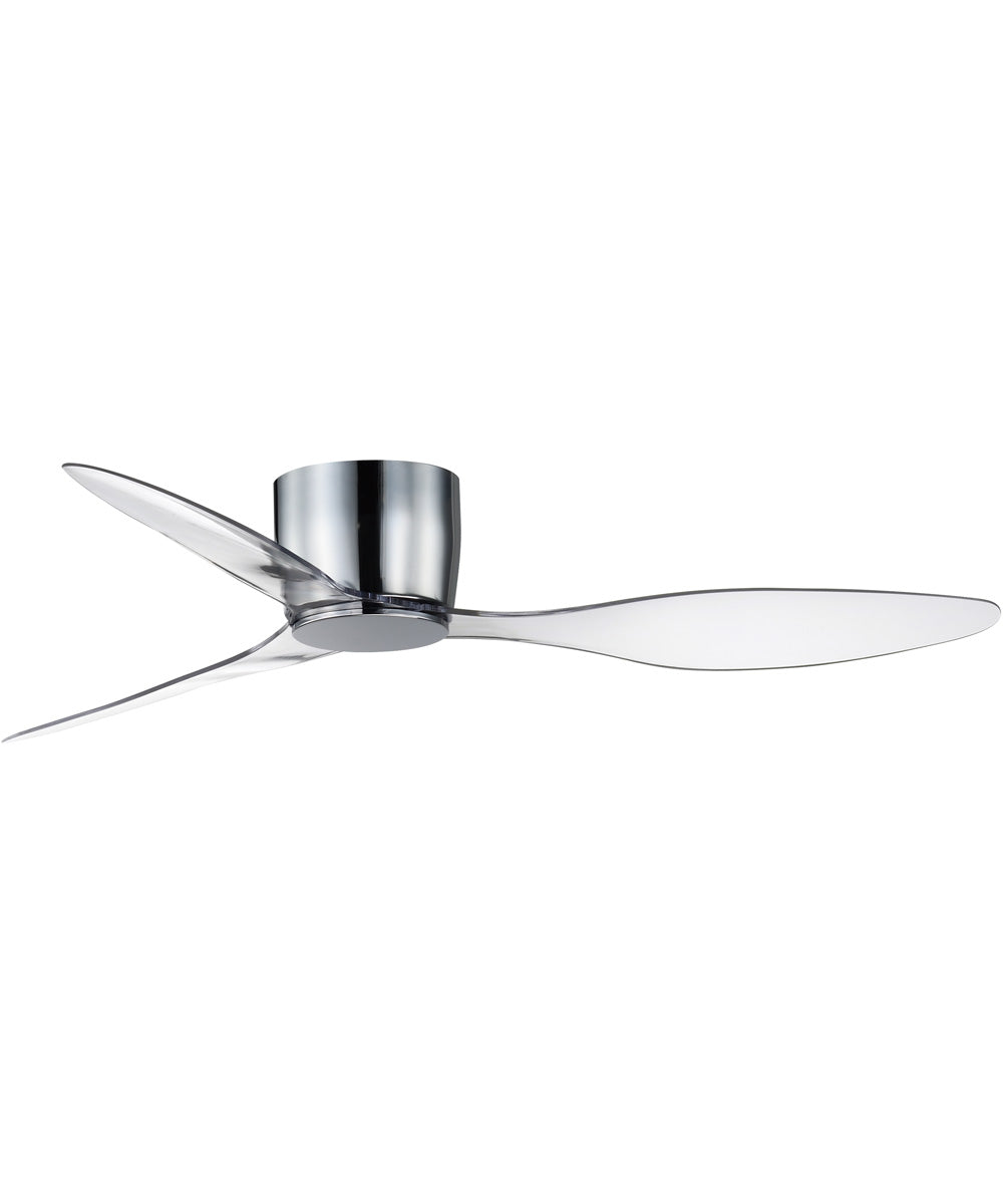 Aeris 52 inch 3-Blade Hugger Fan Polished Chrome