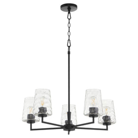 Goodwin 5-light Chandelier Matte Black