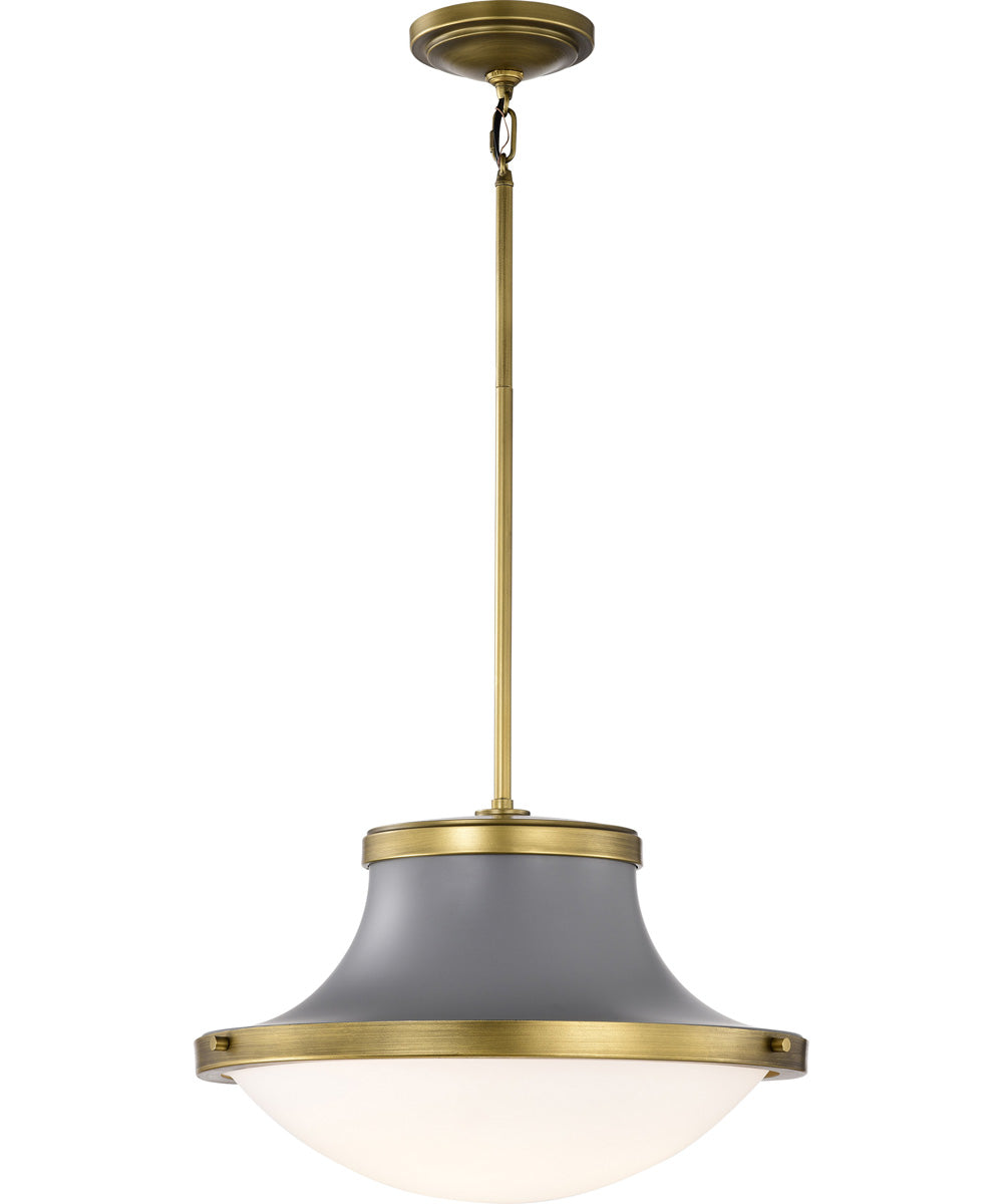 Lafayette 3-Light Pendant Matte Gray