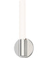 Tubi 14 inch 5CCT LED Wall Sconce Satin Nickel