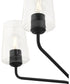 Celino 5-Light Chandelier Black