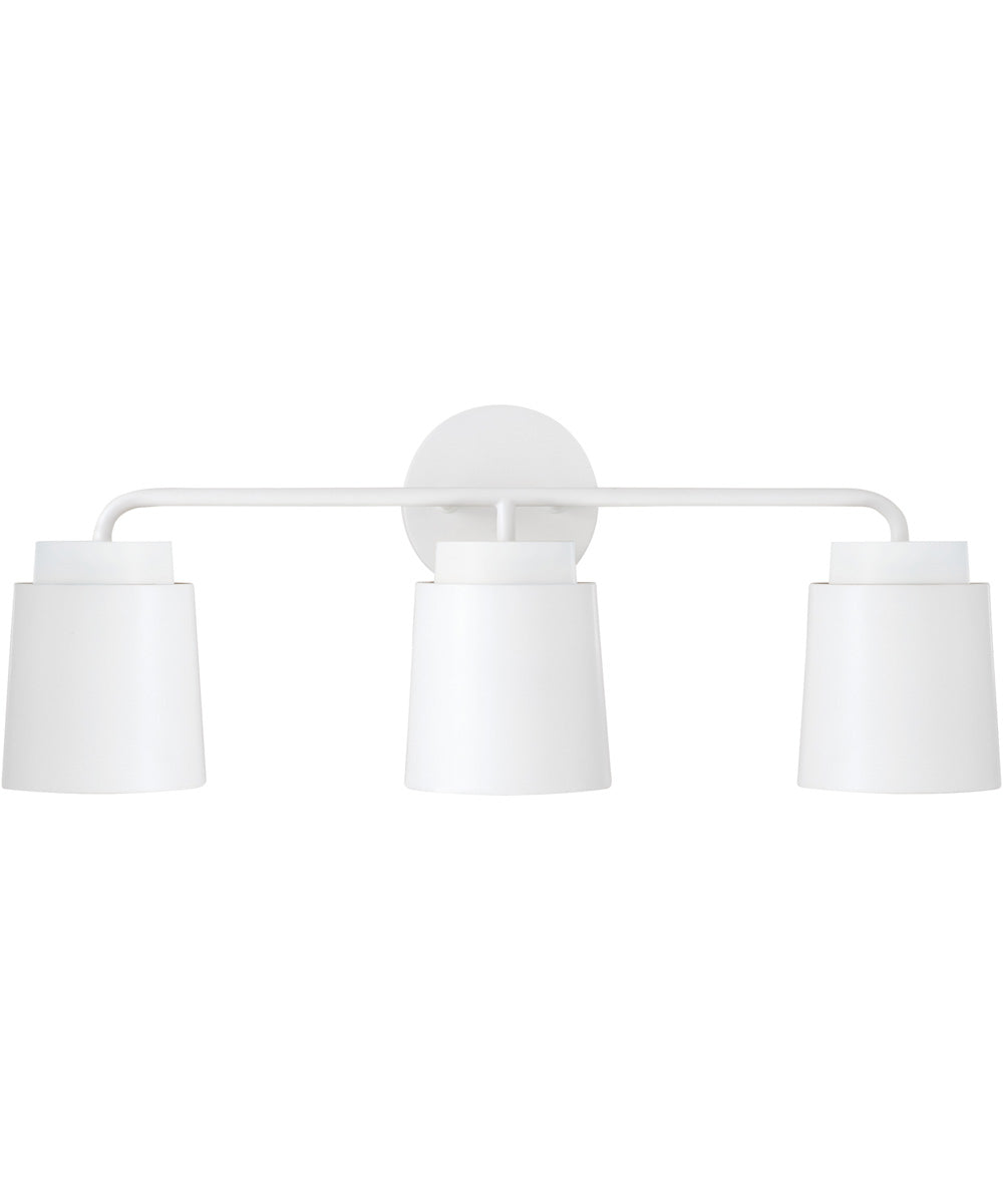 Pratt 3-Light Vanity Matte White