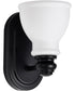 Russel 1-Light Vanity & Wall Matte Black