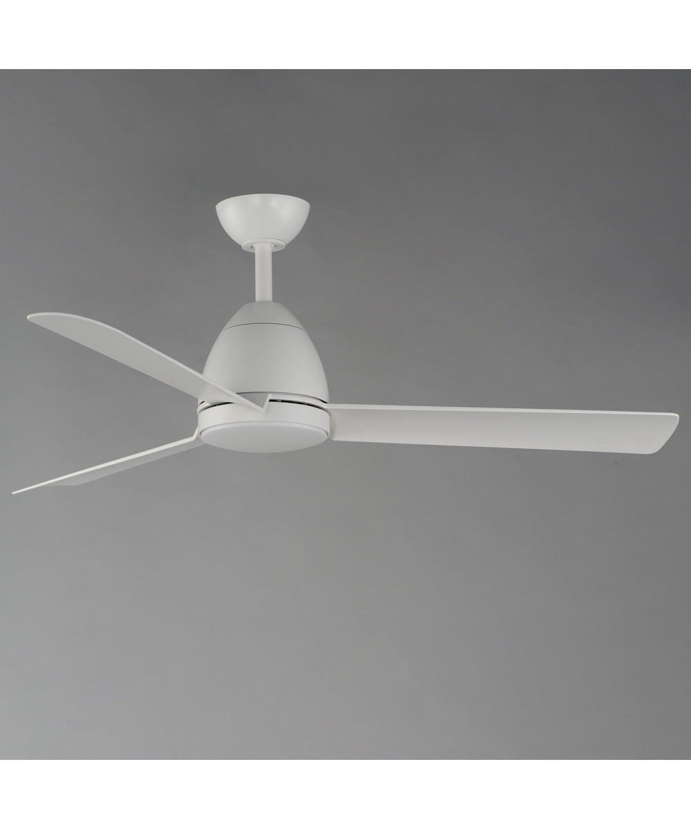 Seaborne 52 inch Marine Grade Fan w LED Light Kit Matte White
