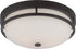 13"W Neval 2-Light Close-to-Ceiling Sudbury Bronze