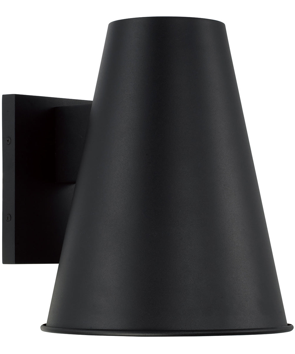 Yardley 1-Light Outdoor Wall-Lantern Black