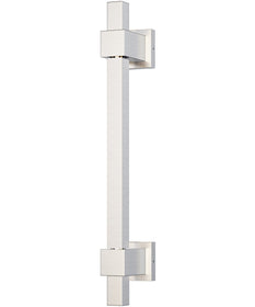 Cubist Square LED Wall Sconce Satin Nickel