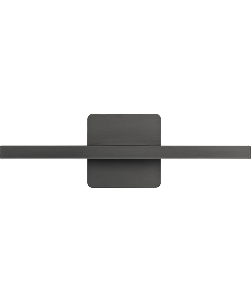 Phase 5 16 in. Slim Modern 3CCT Integrated LED Linear Vanity Light Matte Black