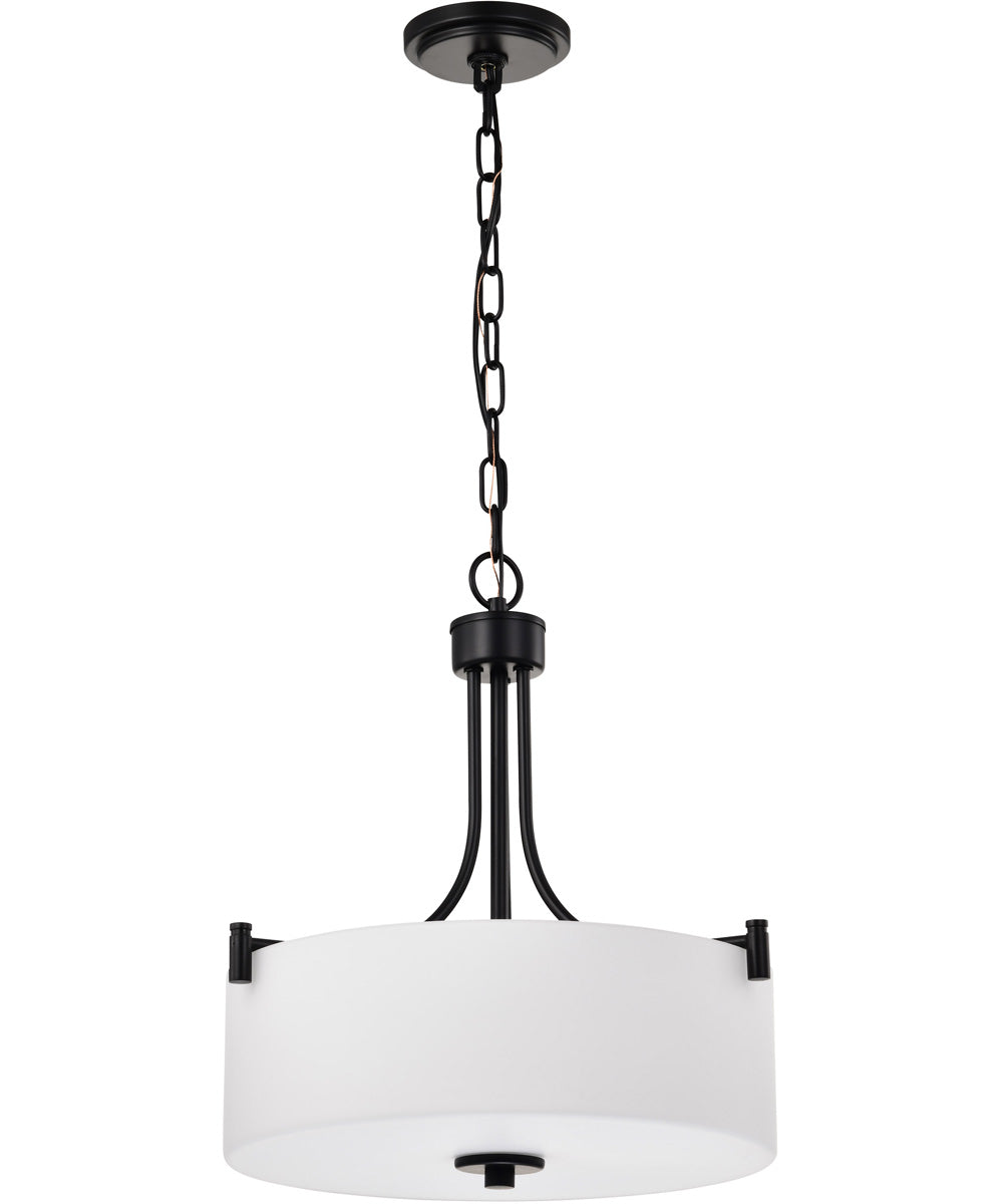 Liam 3-Light Pendant Matte Black