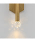 Allumettes 2-Light LED Wall Sconce Gold