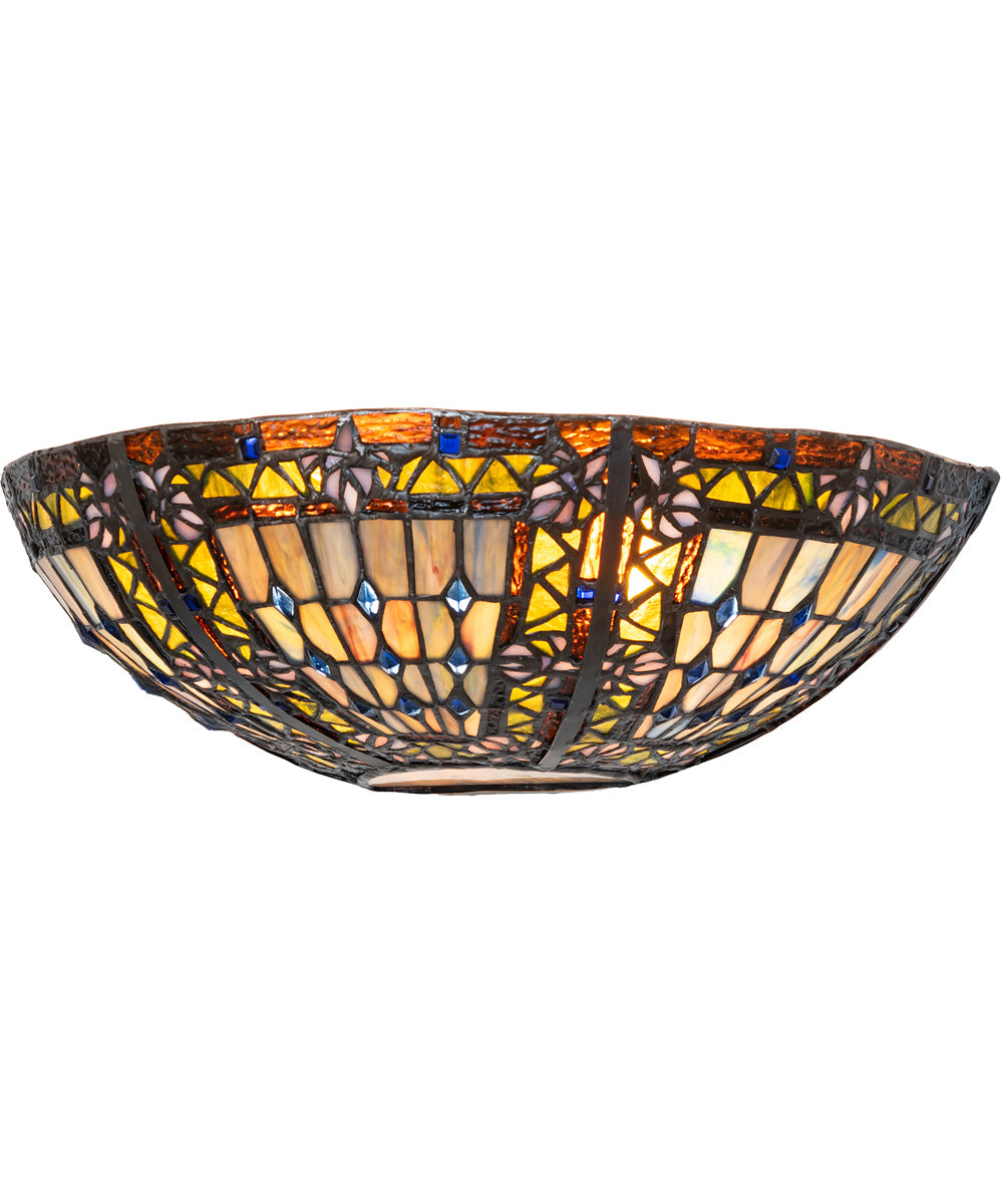 15" Wide Fleur-de-lis Wall Sconce