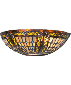 15" Wide Fleur-de-lis Wall Sconce