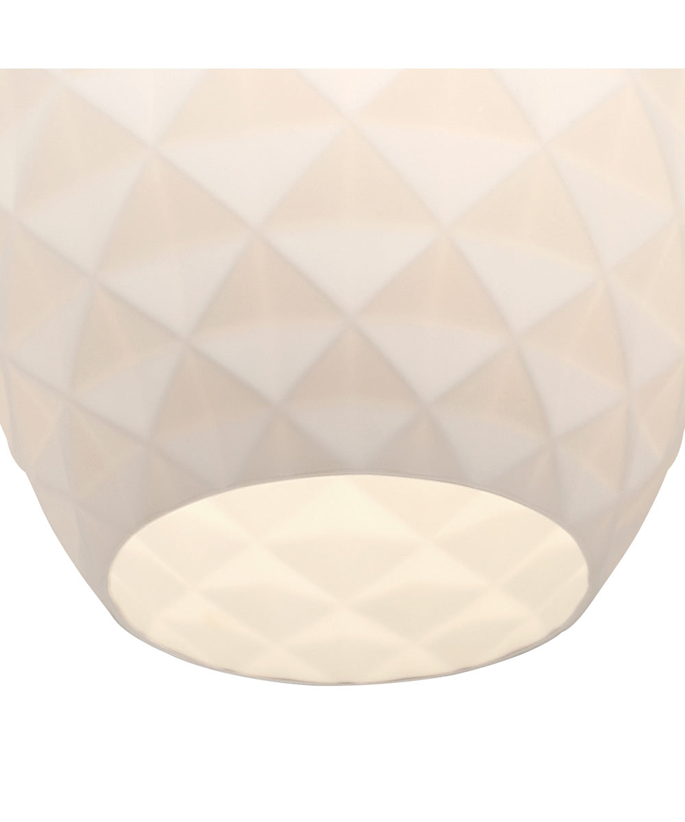 Dita 1 Light Semi Flush  Polished Nickel