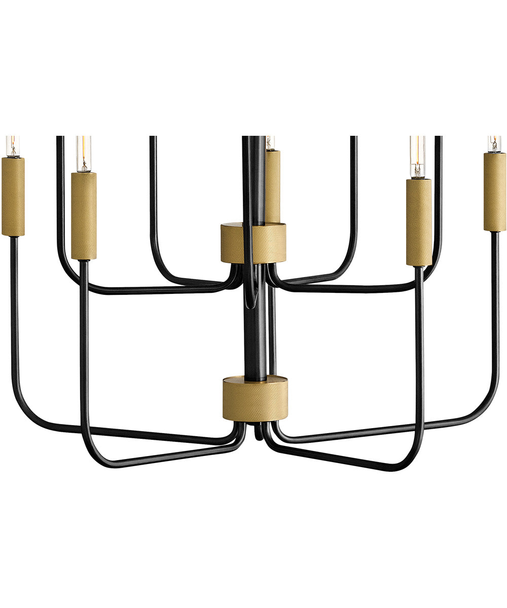 Austen 10-Light Medium Multi Tier in Black