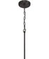 Pleated 1-Light Lighting Flat Black