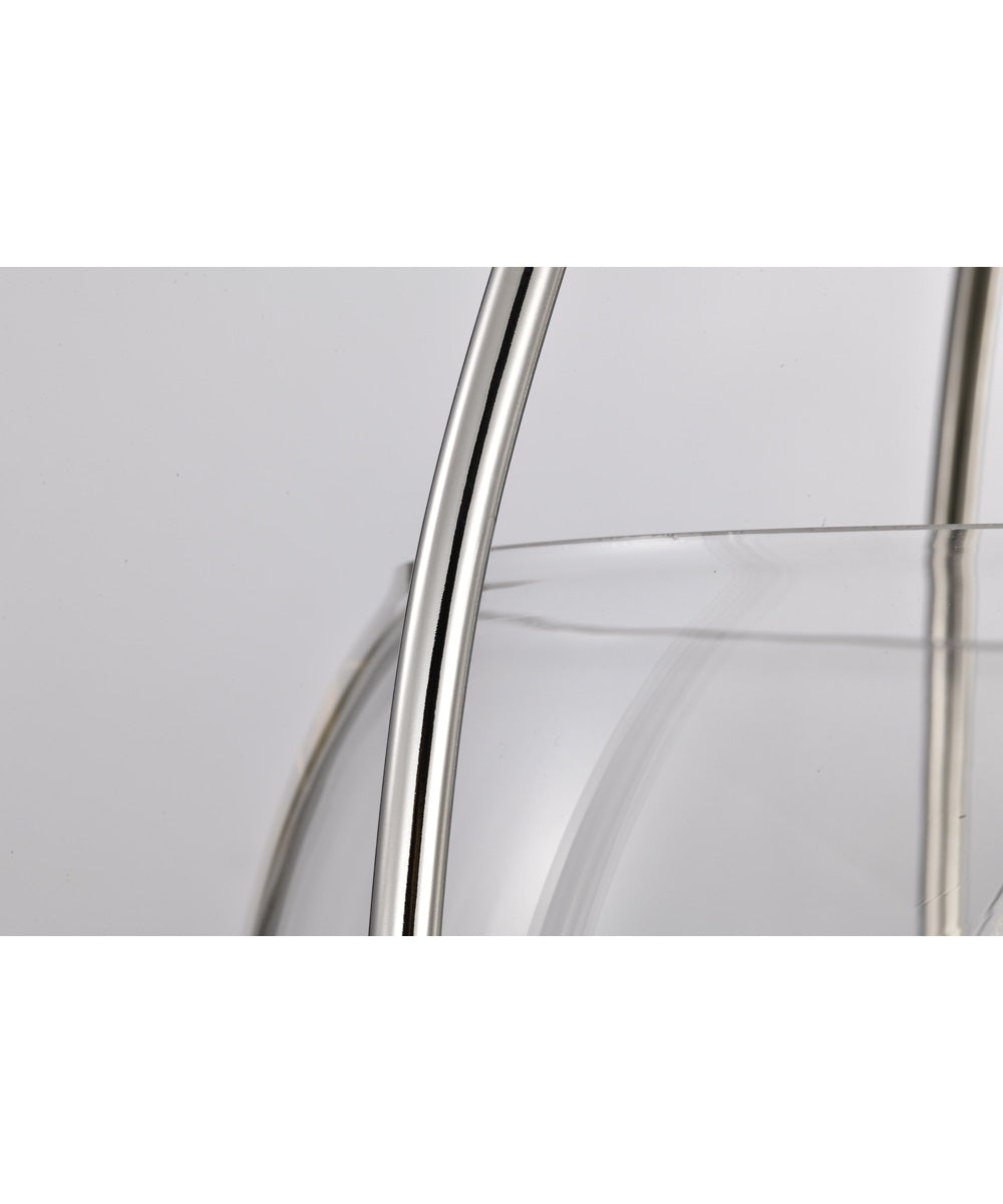 Amado 3-Light Pendant Polished Nickel