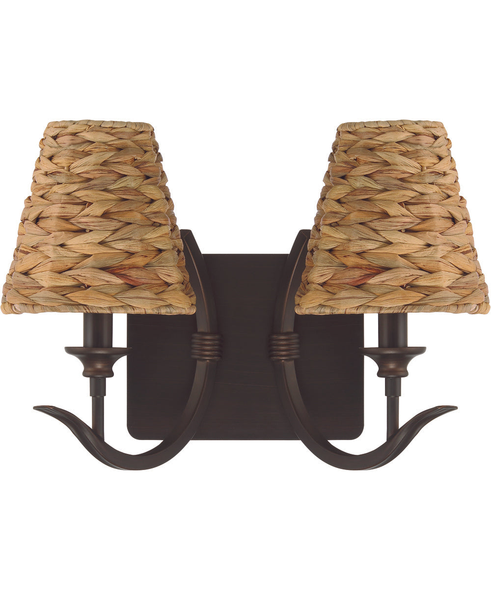 Kokomo 2-Light Lighting Aged Bronze Brushed