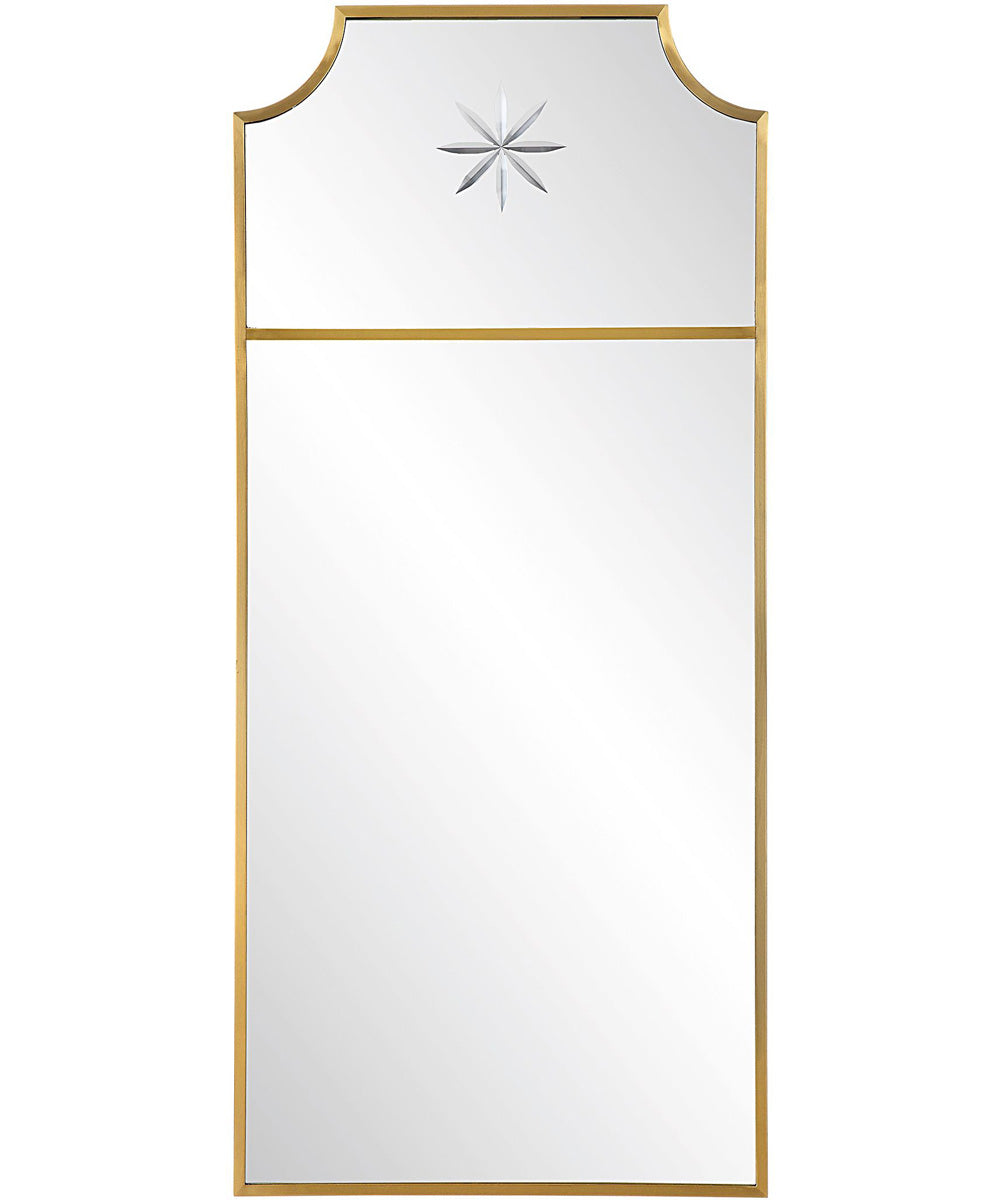 Caddington Tall Brass Mirror