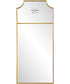 Caddington Tall Brass Mirror