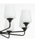 Raymond Chandelier Matte Black