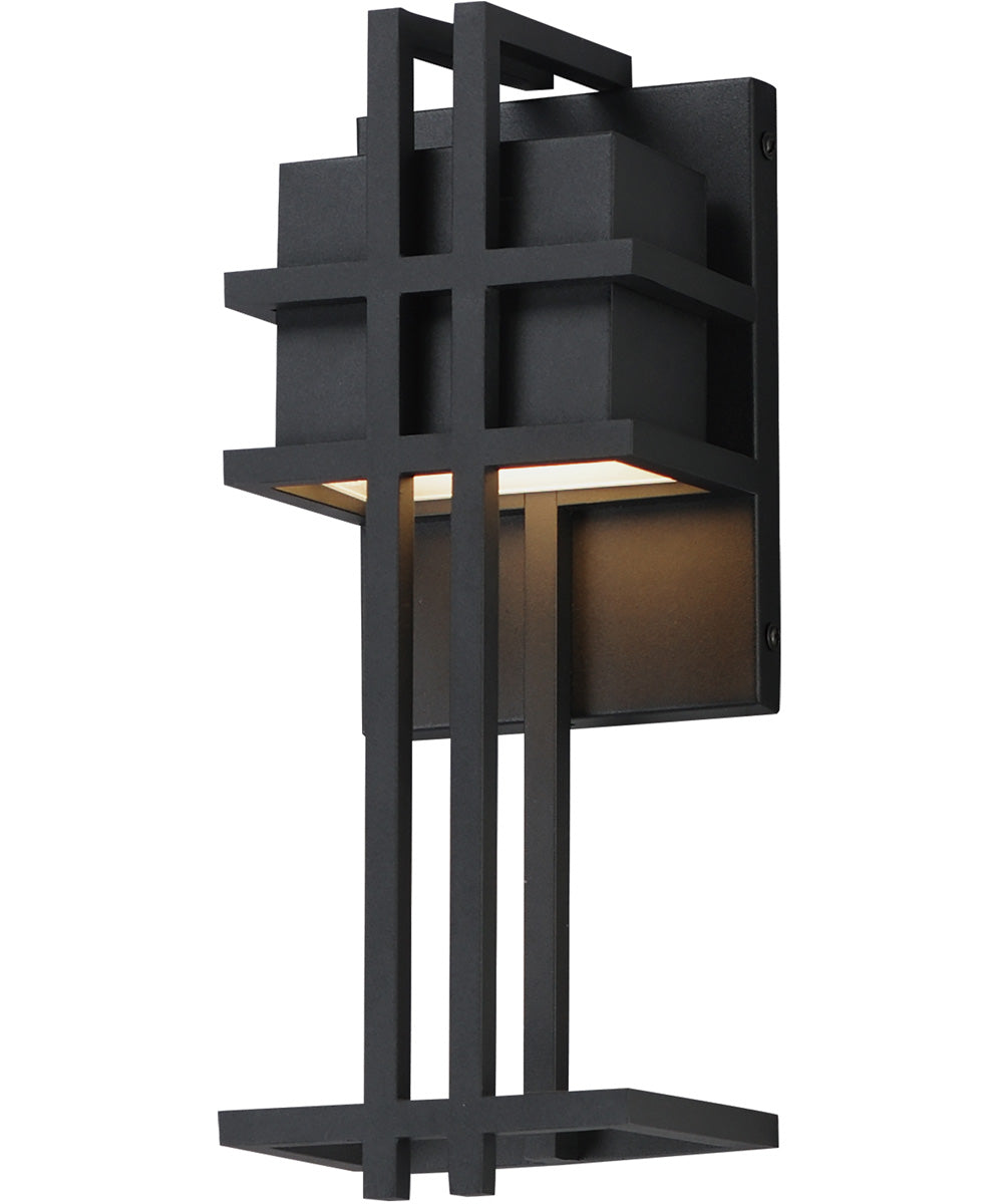 Prairie 13 inch LED Outdoor Wall Sconce Black