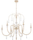 Clasica 6-light Chandelier Washed Oak