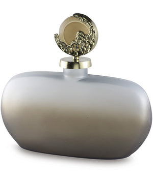 Acario Jar Taupe/Gold