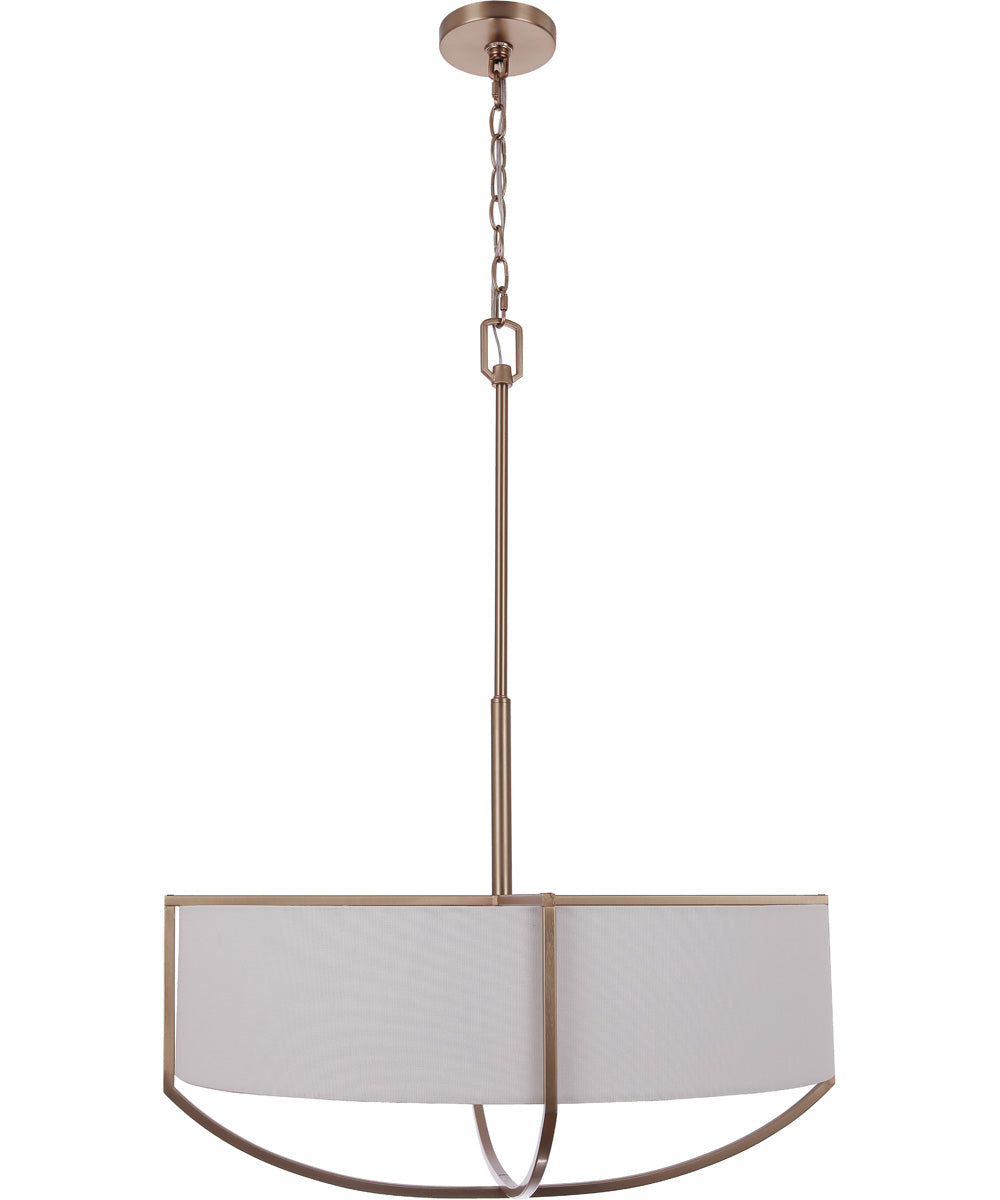 Banks 6-Light Lighting Satin Brass