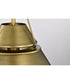 Adina 1-Light Pendant Natural Brass