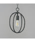 Martel 1-Light Mini Pendant Blacksmith