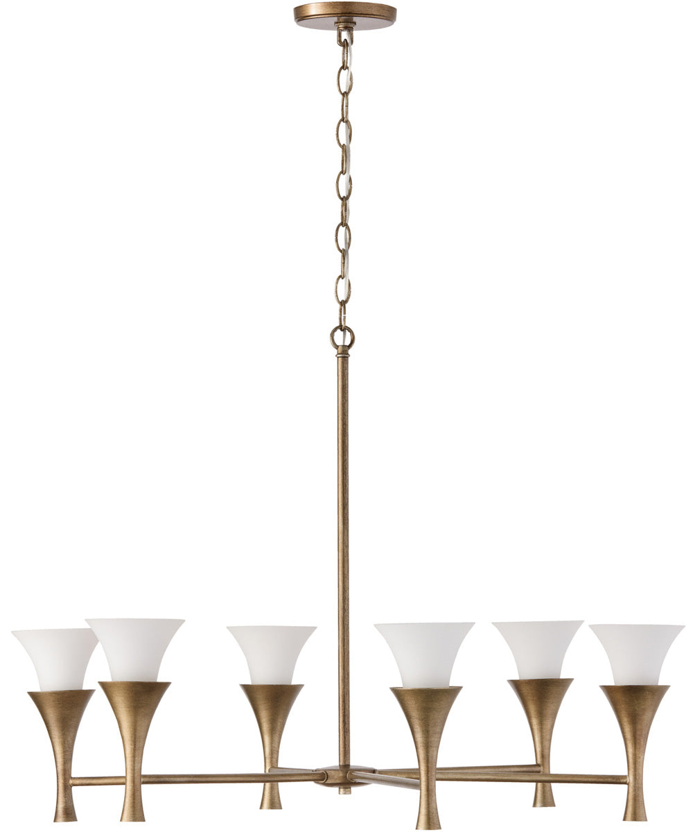 Nola 6-Light Chandelier Mystic Luster