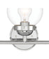 Knoll 3 Light Vanity Chrome