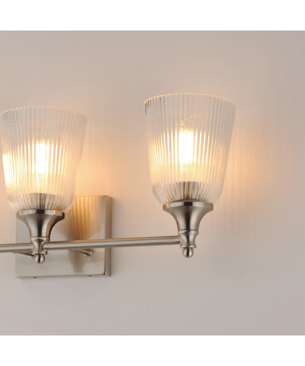Julip 3-Light Bath Vanity Satin Nickel
