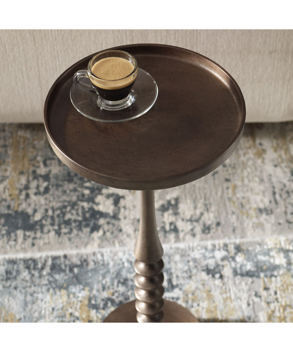 Accent Table in Bronze Antique