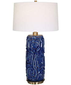 Zade Blue Table Lamp